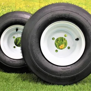 18x8.50-8 with 8x7 White Assembly for Golf Cart and Lawn Mower (Qty: 1)