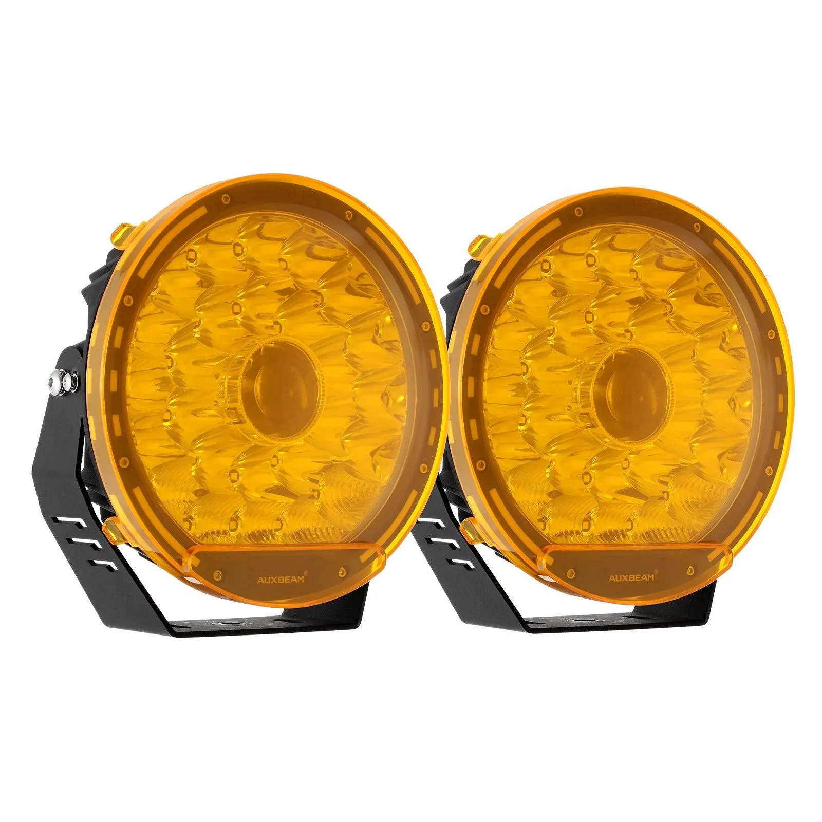 360 PRO Series 7 INCH/9 INCH 360-PRO Series Offroad LED Driving Lights Amber/Black Covers(Optional)