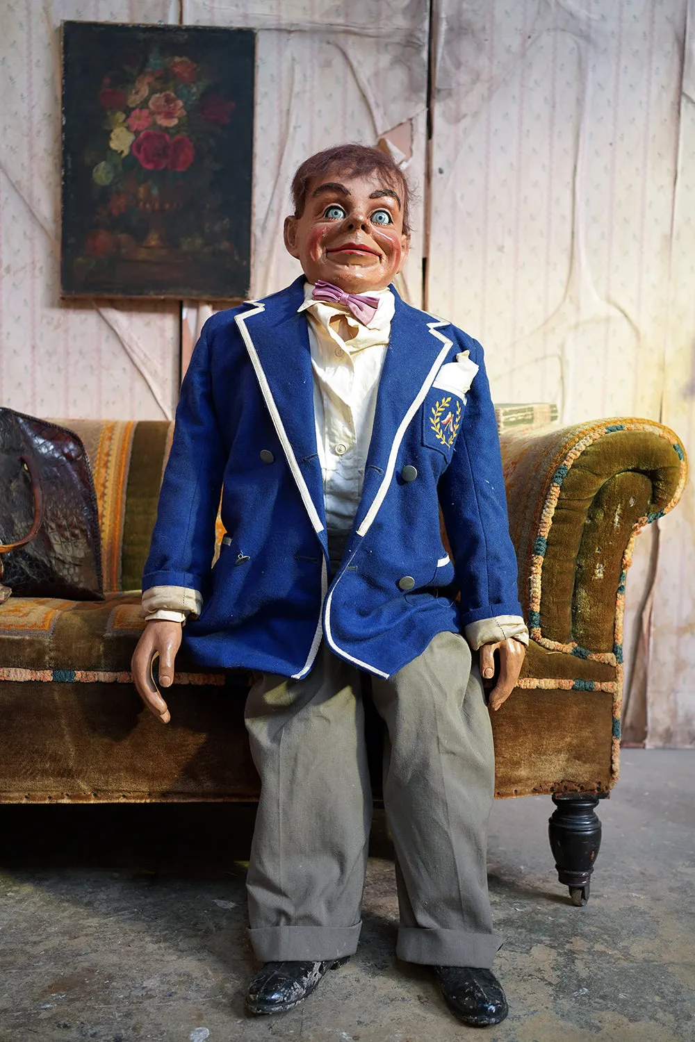 A Good Mid-20thC Ventriloquist's Dummy By Leonard Insull c.1940