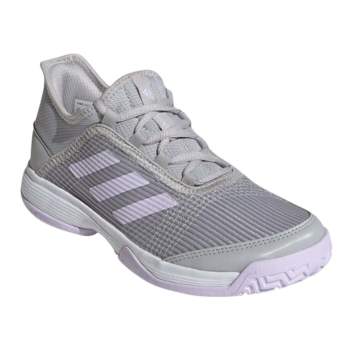 Adidas Adizero Club GrayPurple Junior Tennis Shoes