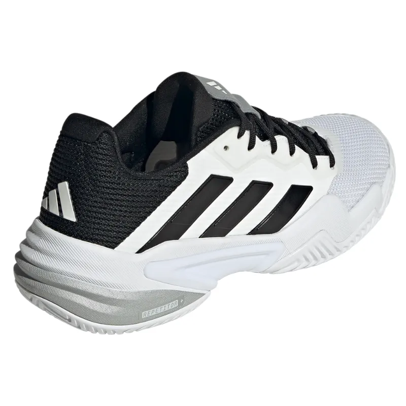 Adidas Barricade 13 Mens Tennis Shoes - White/Core Black/Grey Three