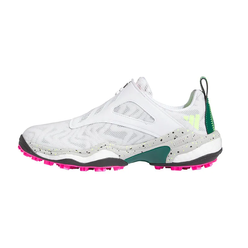 ADIDAS CodeChaos BOA Women's Spikeless Shoes (White/Green/Pink)