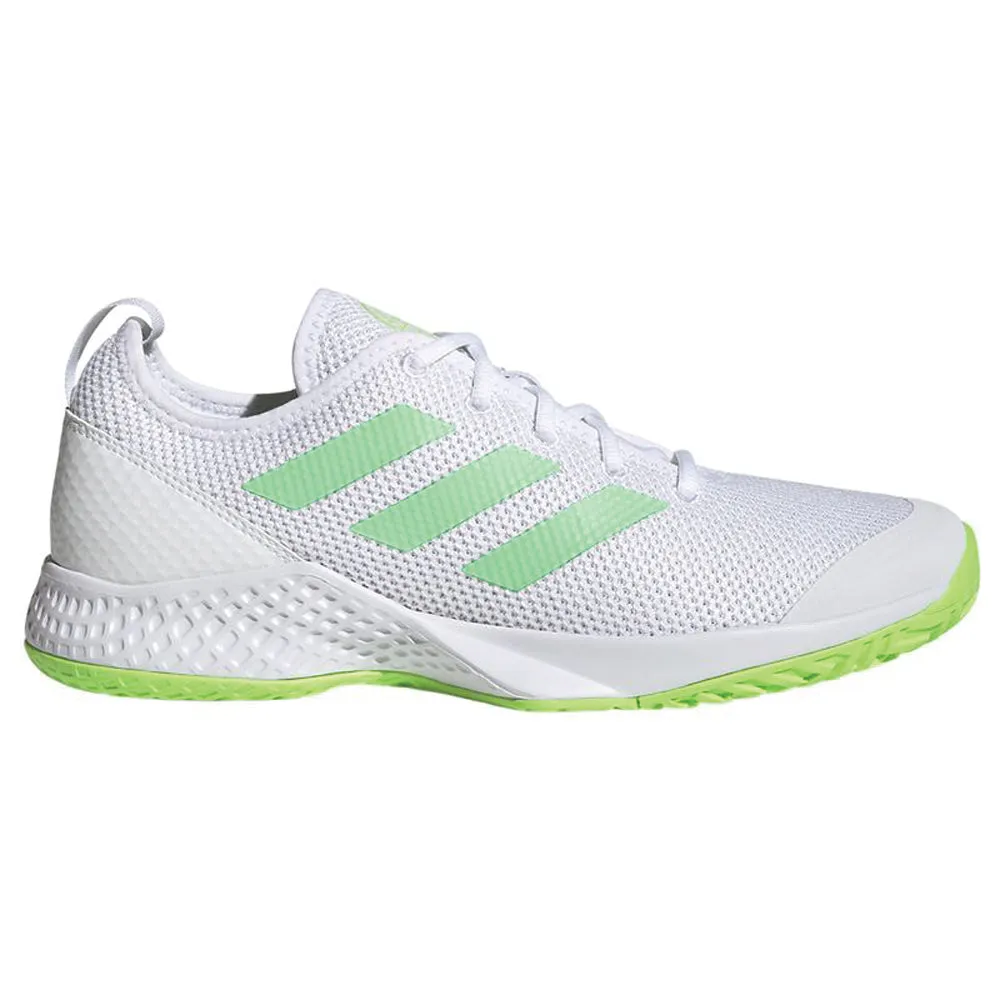 adidas Court Flash Tennis Shoes  (Mens) - Cloud White/Core Black