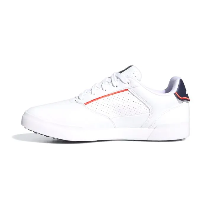 Adidas Men's Retrocross WD Spikeless Golf Shoes - Cloud White/Collegiate Navy