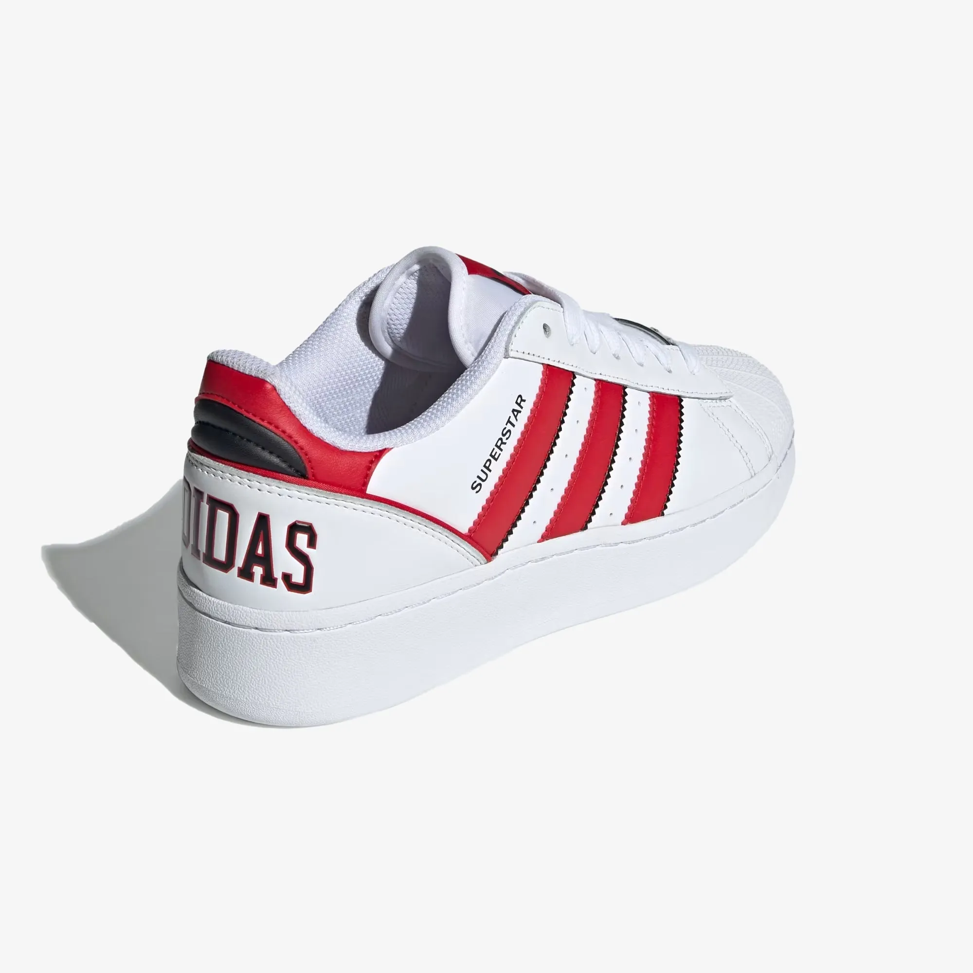 Adidas Originals | SUPERSTAR XLG  { CLOUD WHITE/BETTER SCARLET/CORE BLACK