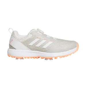 ADIDAS S2G BOA Women's Spiked Shoes (White/White/Coral)