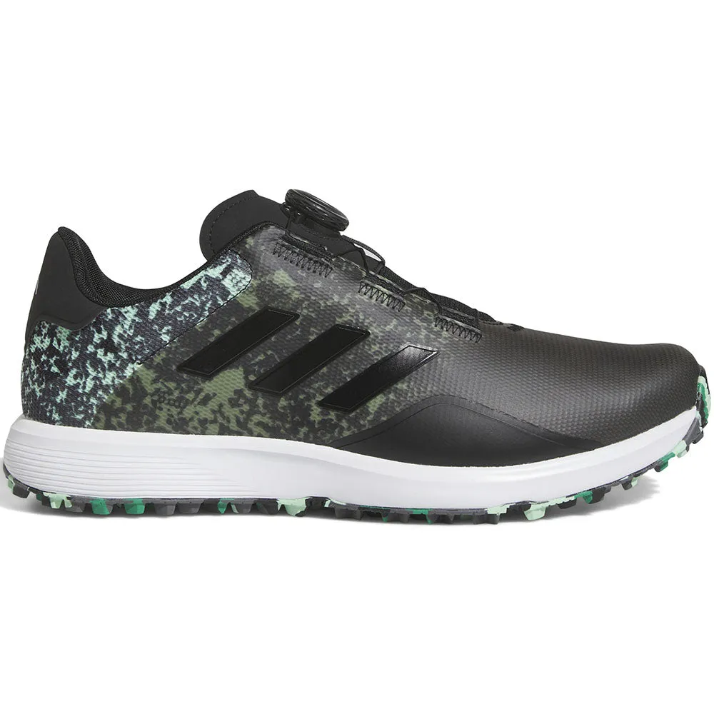 adidas S2G Spikeless  Waterproof BOA 23 Shoes  - Core Black/Core Black/Pulse Mint