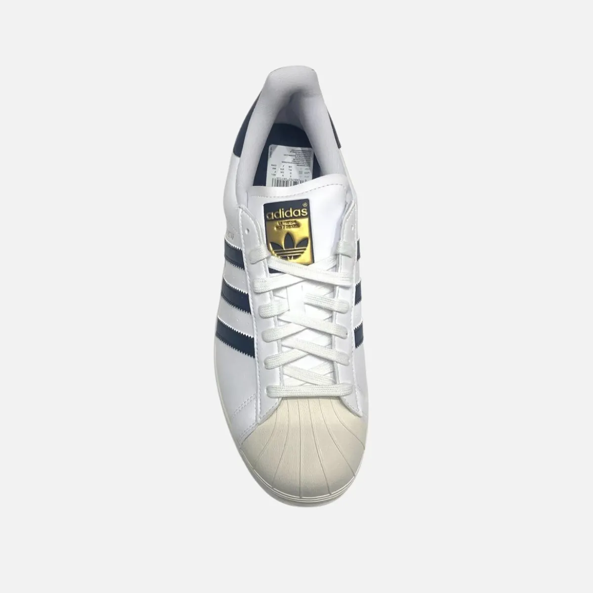 Adidas Superstar Unisex Golf Shoes -White/Collegiate Navy