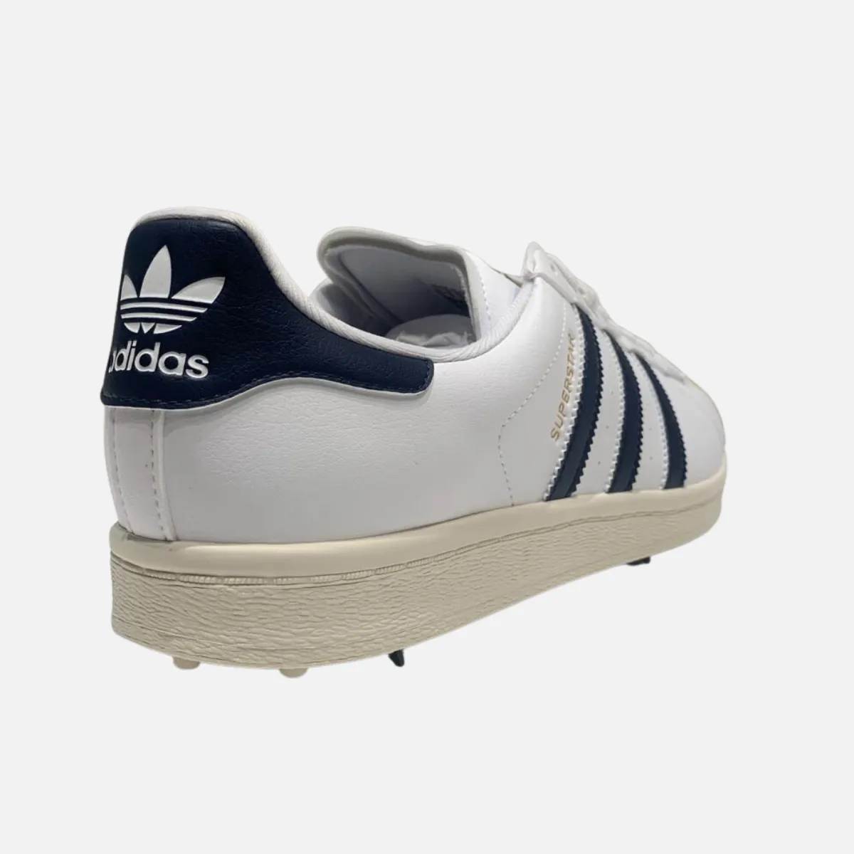 Adidas Superstar Unisex Golf Shoes -White/Collegiate Navy