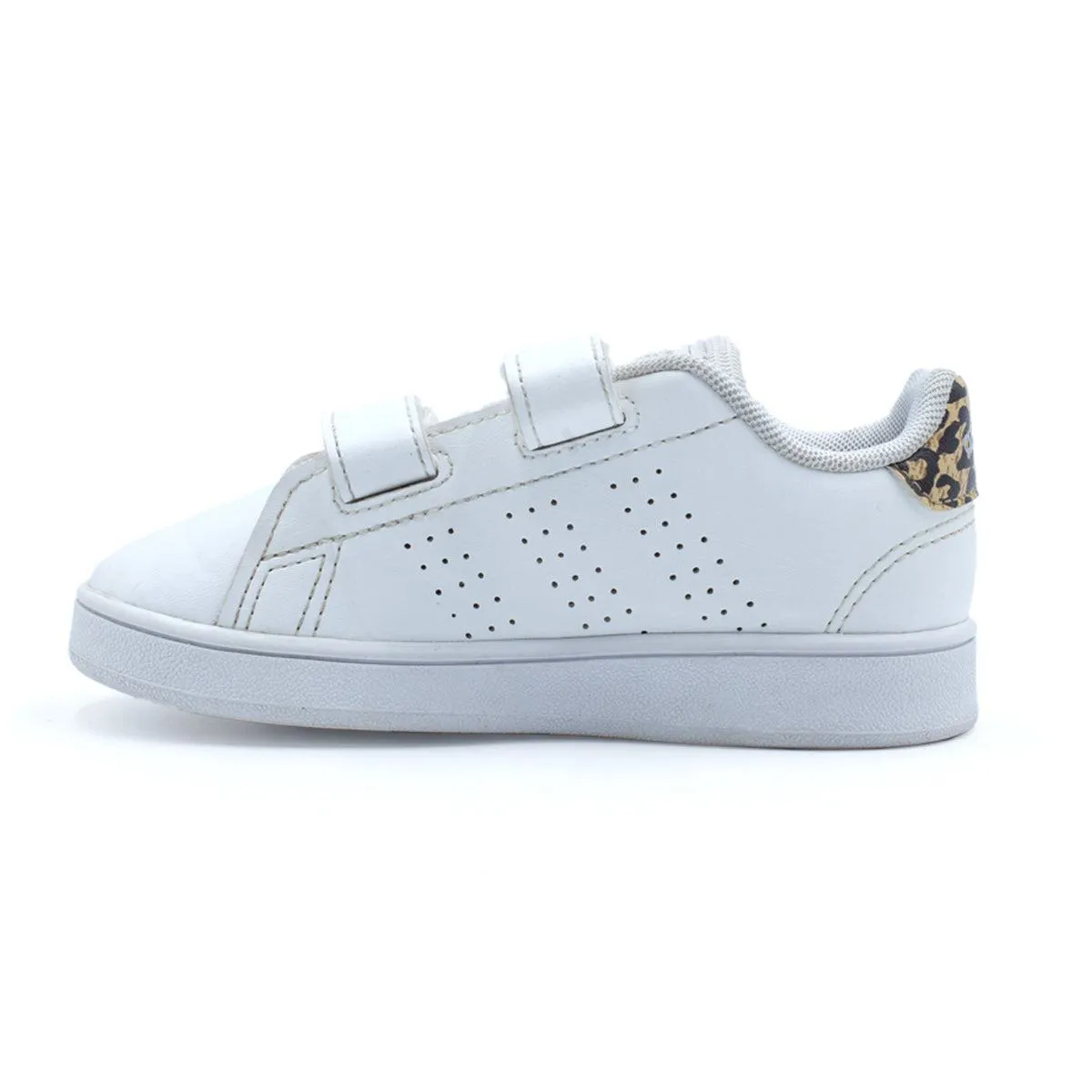 Adidas Tennis Advantage Sneakers Leather White Colour For Kids