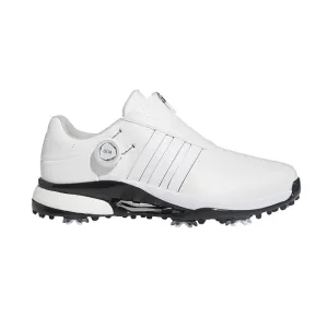 ADIDAS Tour360 BOA Men's Spiked Shoes (White/White/Black)