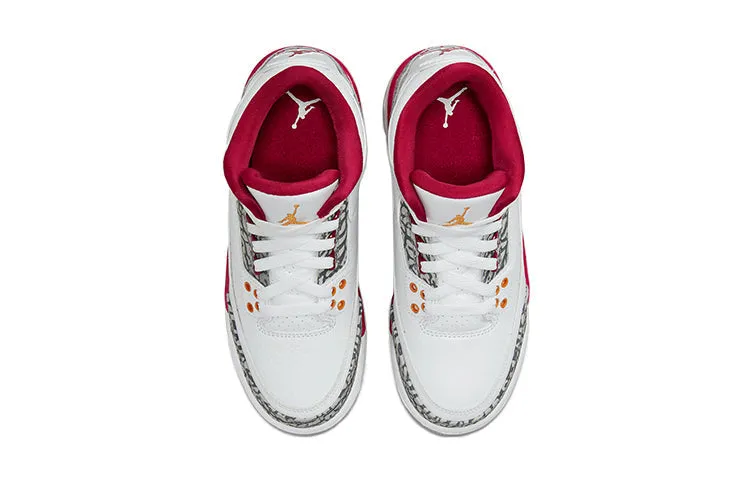 Air Jordan 3 Retro GS 'Cardinal Red' 398614-126