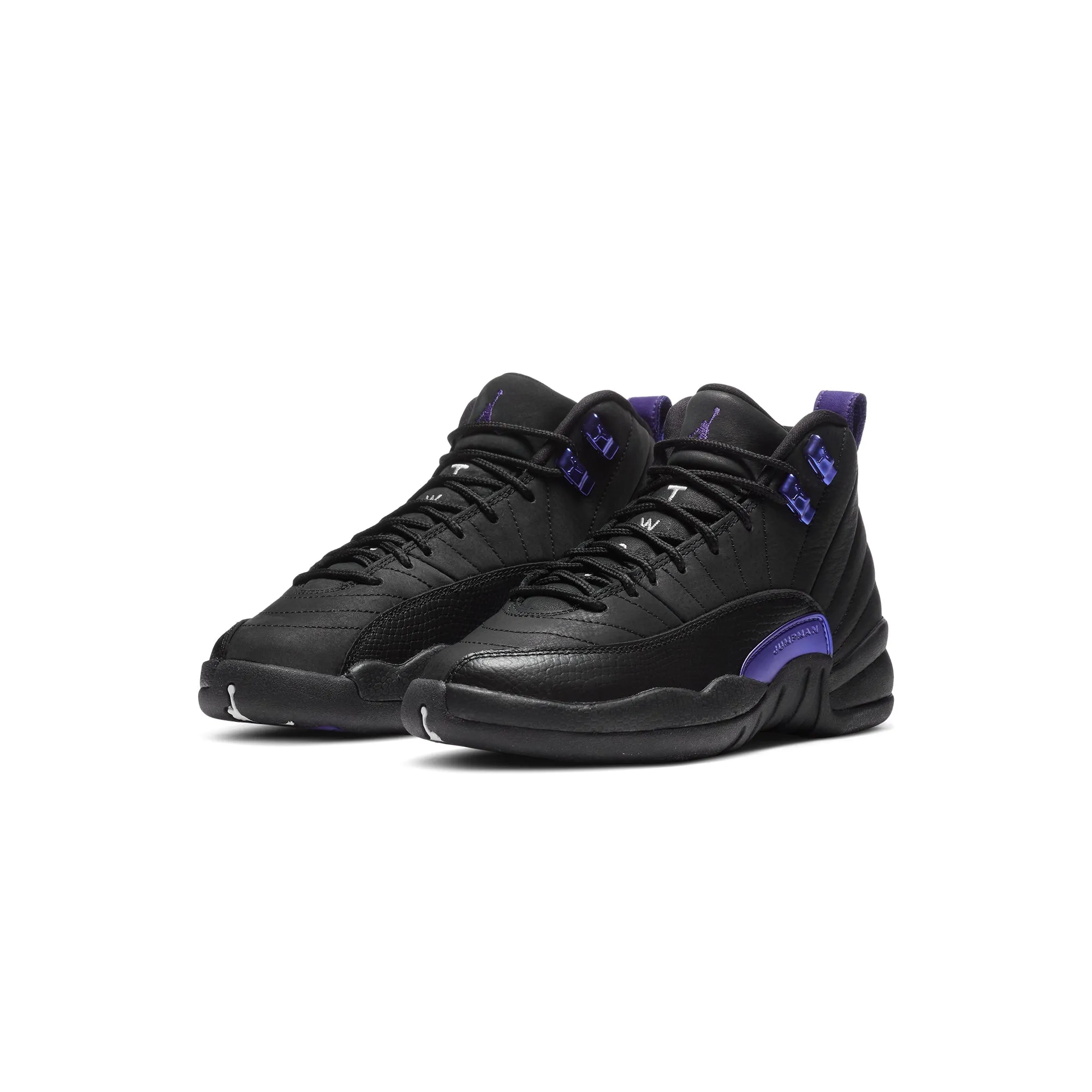 Air Jordan Kids 12 Retro Black Concord Shoes