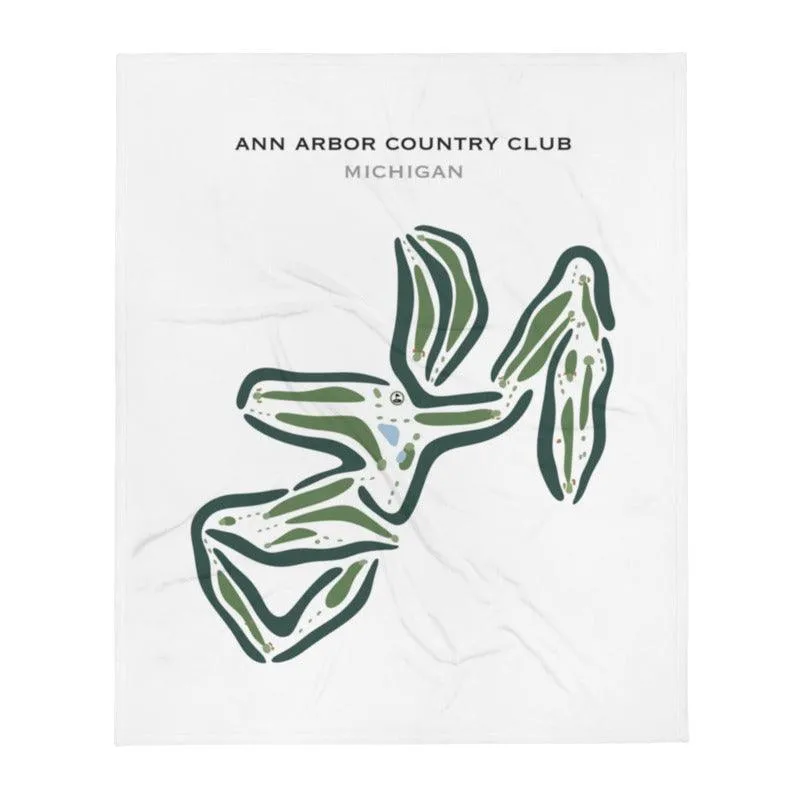 Ann Arbor Country Club, Michigan - Printed Golf Courses