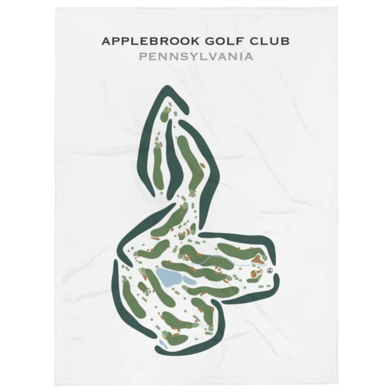 Applebrook Golf Club, Pennsylvania - Printed Golf Courses