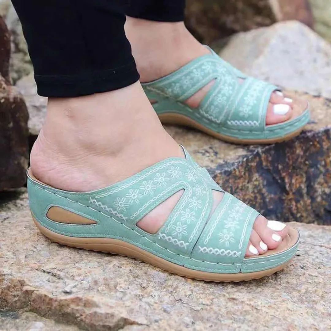 Arch Support Wide Toe Box Open Toe Sandals