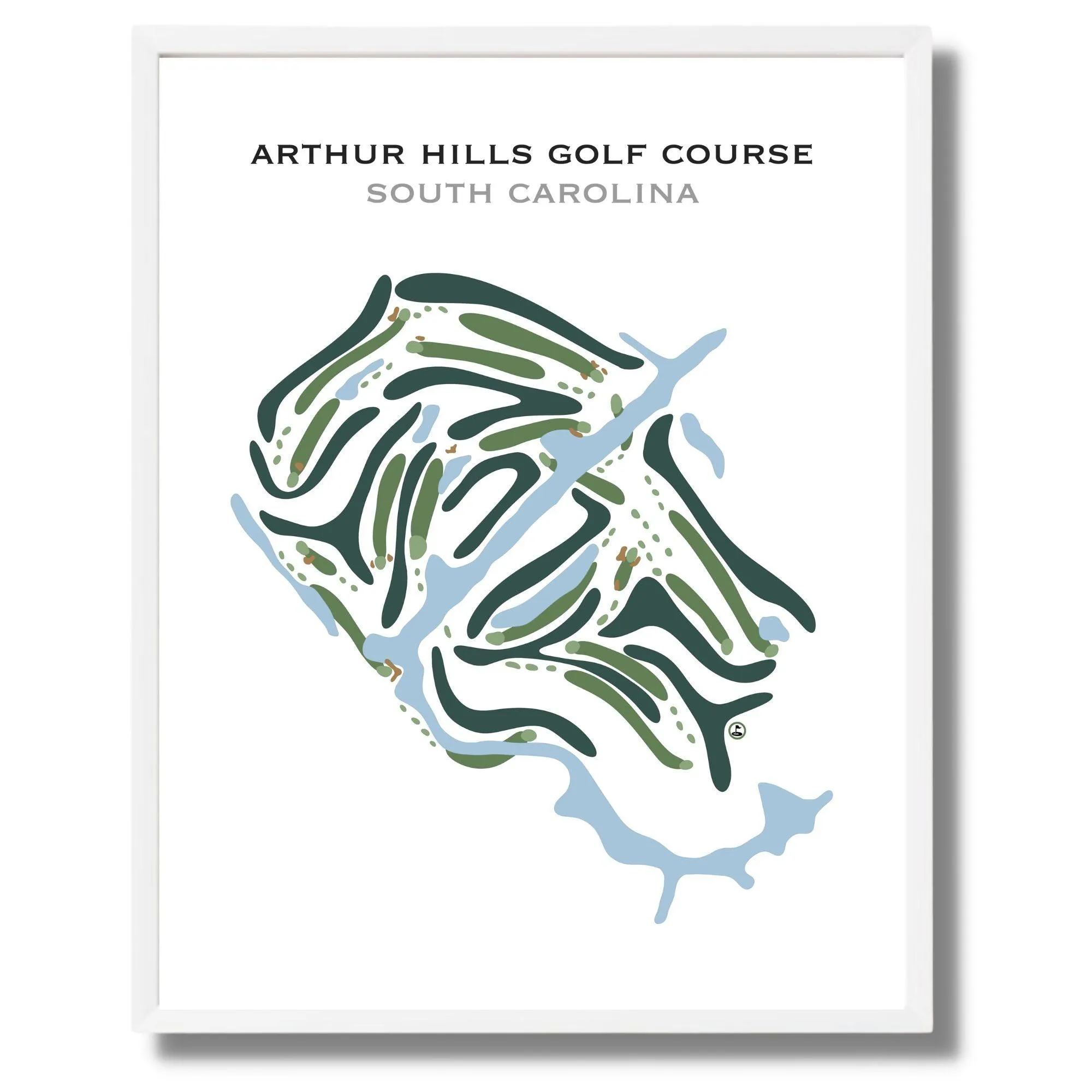 Arthur Hills Golf Course, South Carolina - Printed Golf Courses