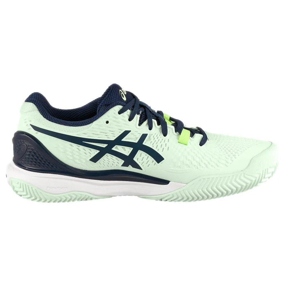 Asics Women's Gel-Resolution 9 - Clay - Pale Mint/Blue Expanse