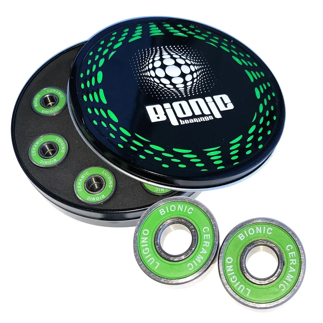 Atom Bionic Ceramic Skate Bearings (Set of 16)