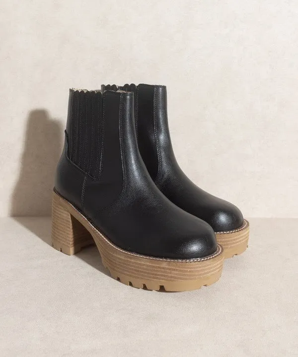 Aubrey Platform Paneled Boots