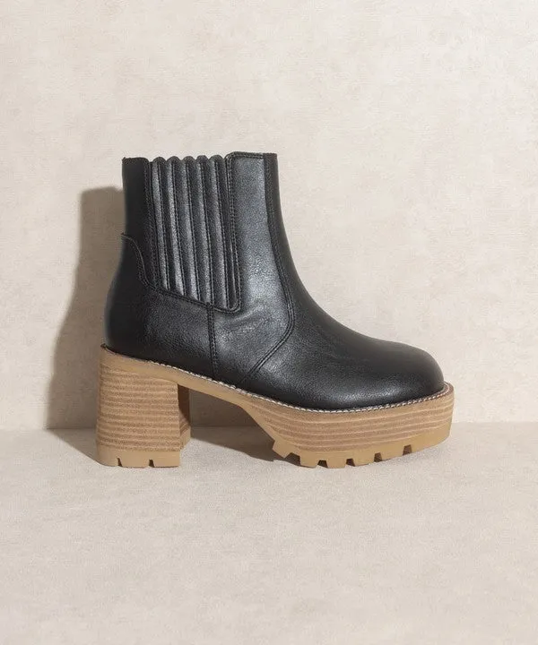 Aubrey Platform Paneled Boots