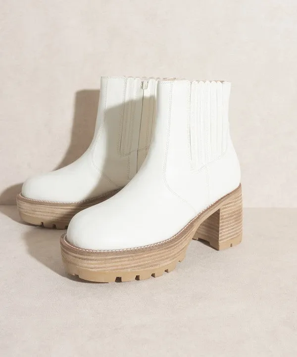 Aubrey Platform Paneled Boots