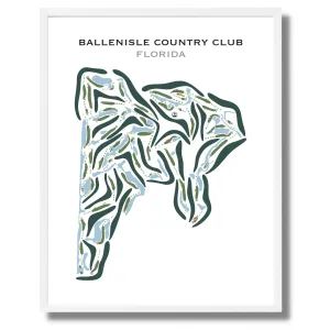 Ballenisle Country Club, Florida - Printed Golf Courses