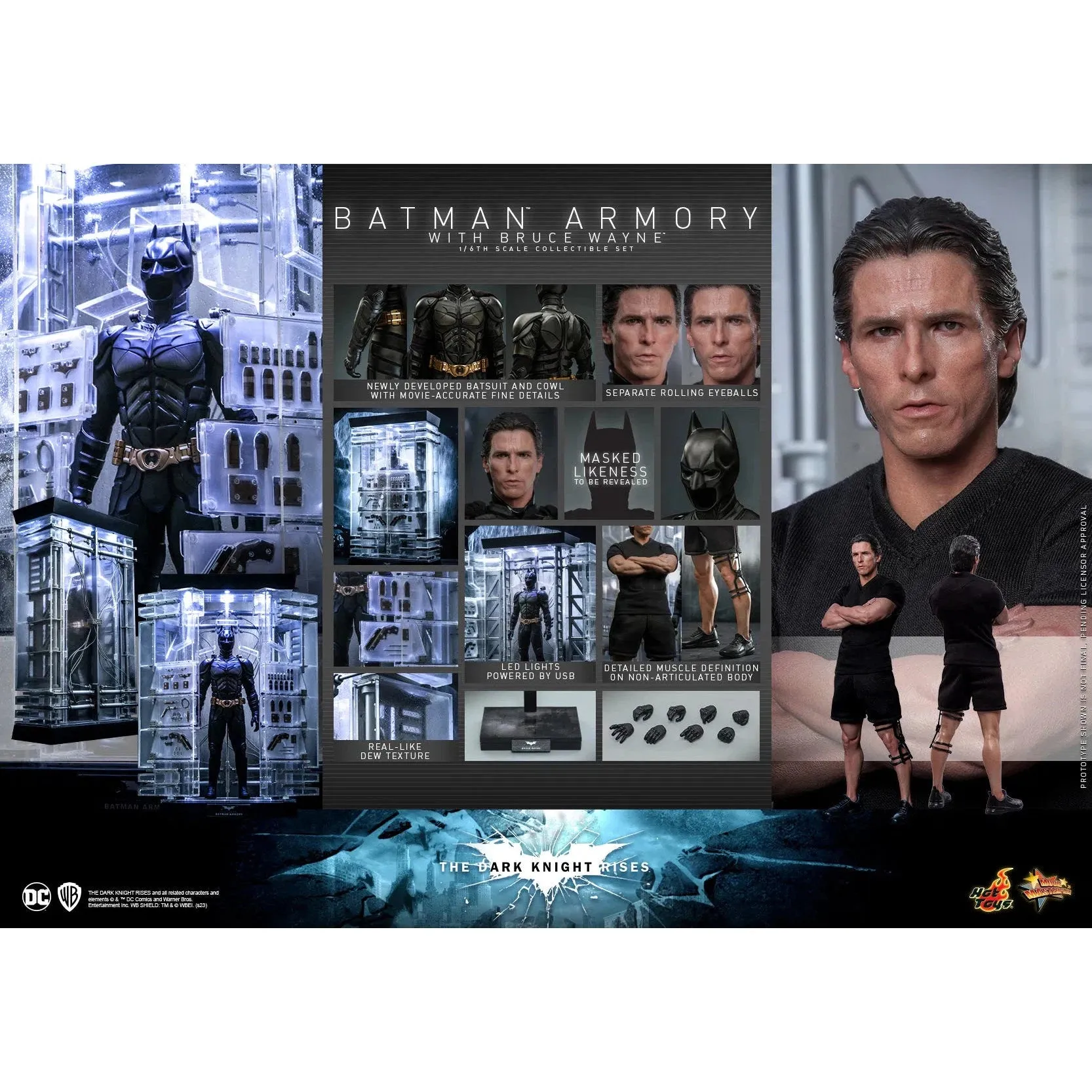 Bruce Wayne With Batman Armory: The Dark Knight Rises