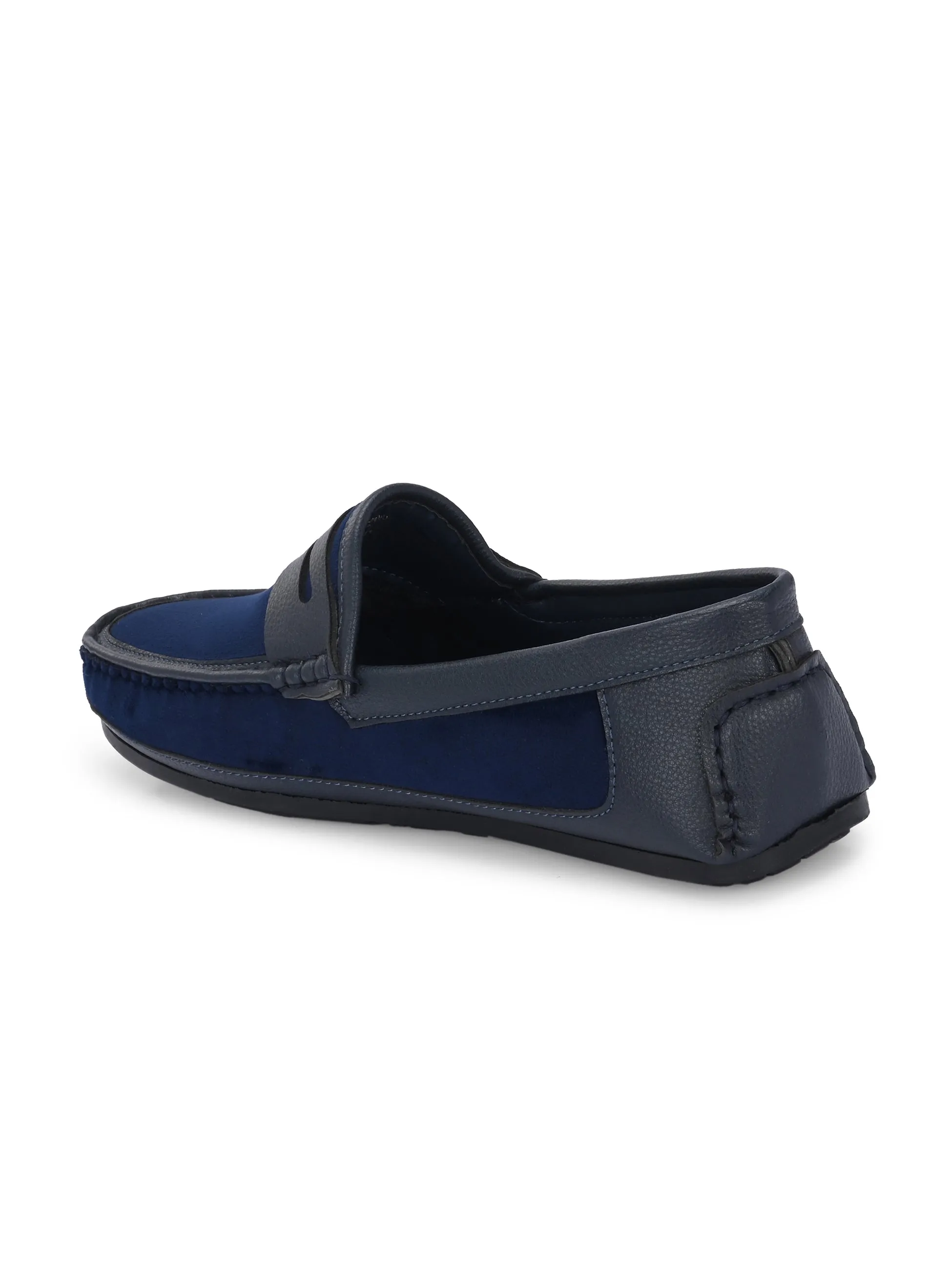 Cassio Blue Driving Loafers