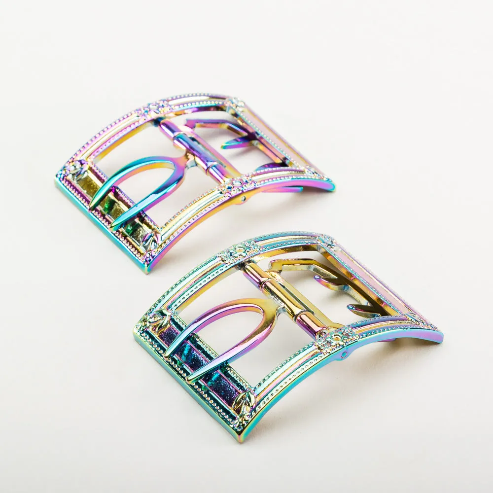 Cavendish 18th Century Shoe Buckles (Rainbow)