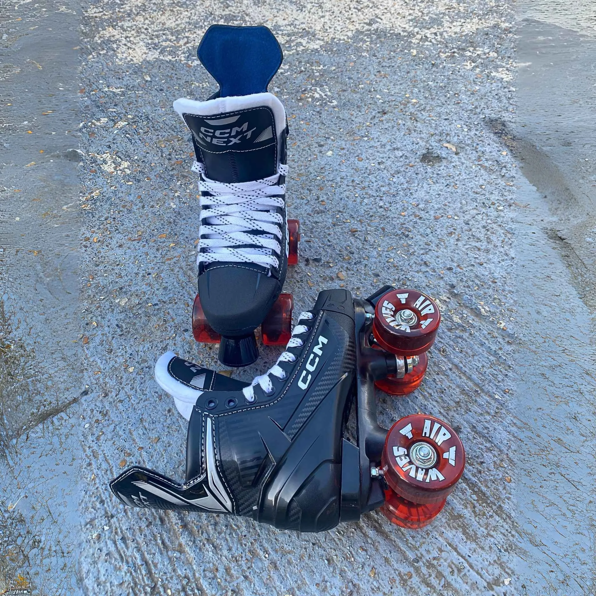 CCM Next Roller Skates with Airwaves Wheels