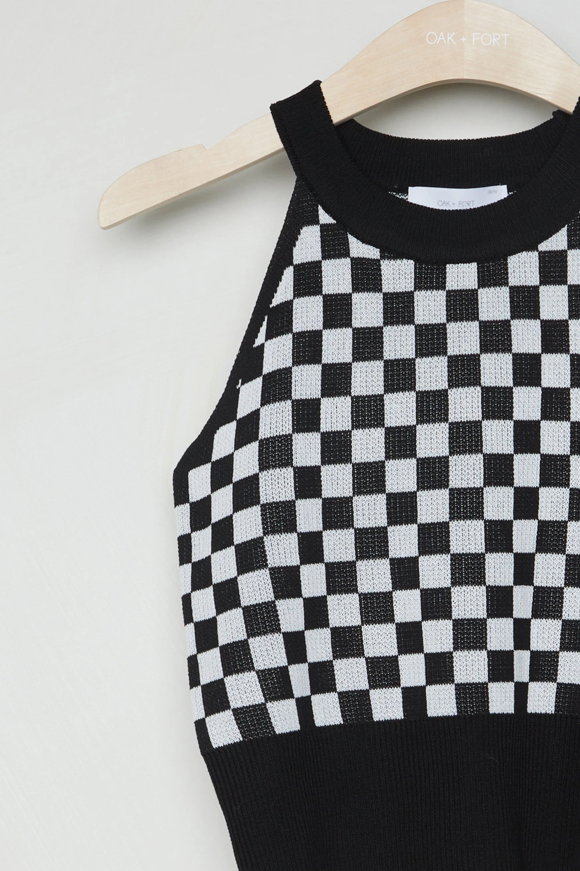 CHECKERED HALTER TANK