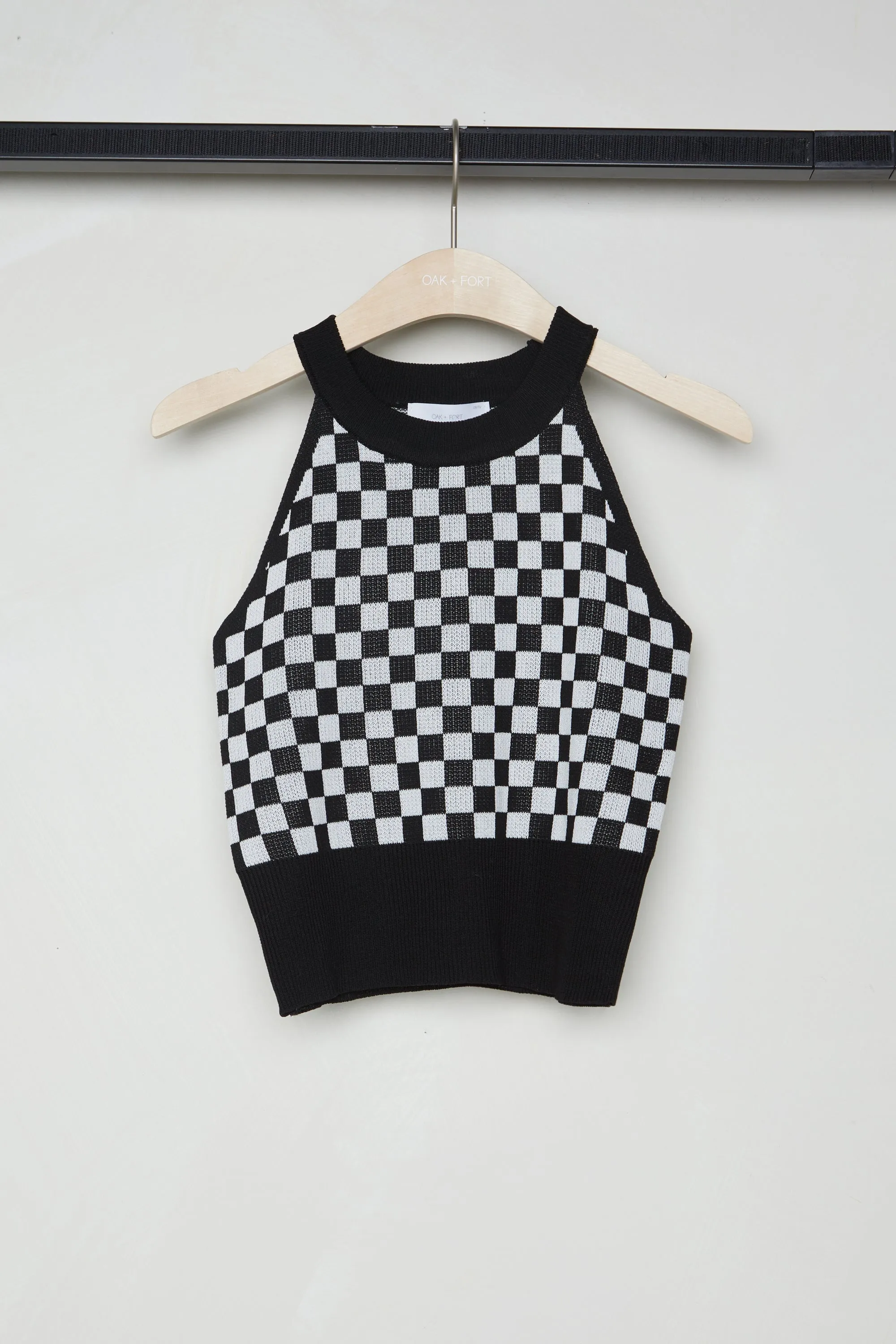 CHECKERED HALTER TANK