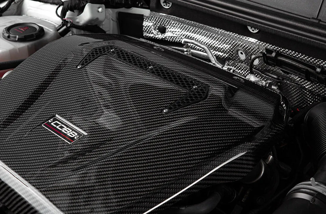 COBB 4V2600 Engine Cover REDLINE (Carbon) for WV Golf GTI/R (Mk7/Mk7.5/Mk8) / AUDI A3/S3 (8V)