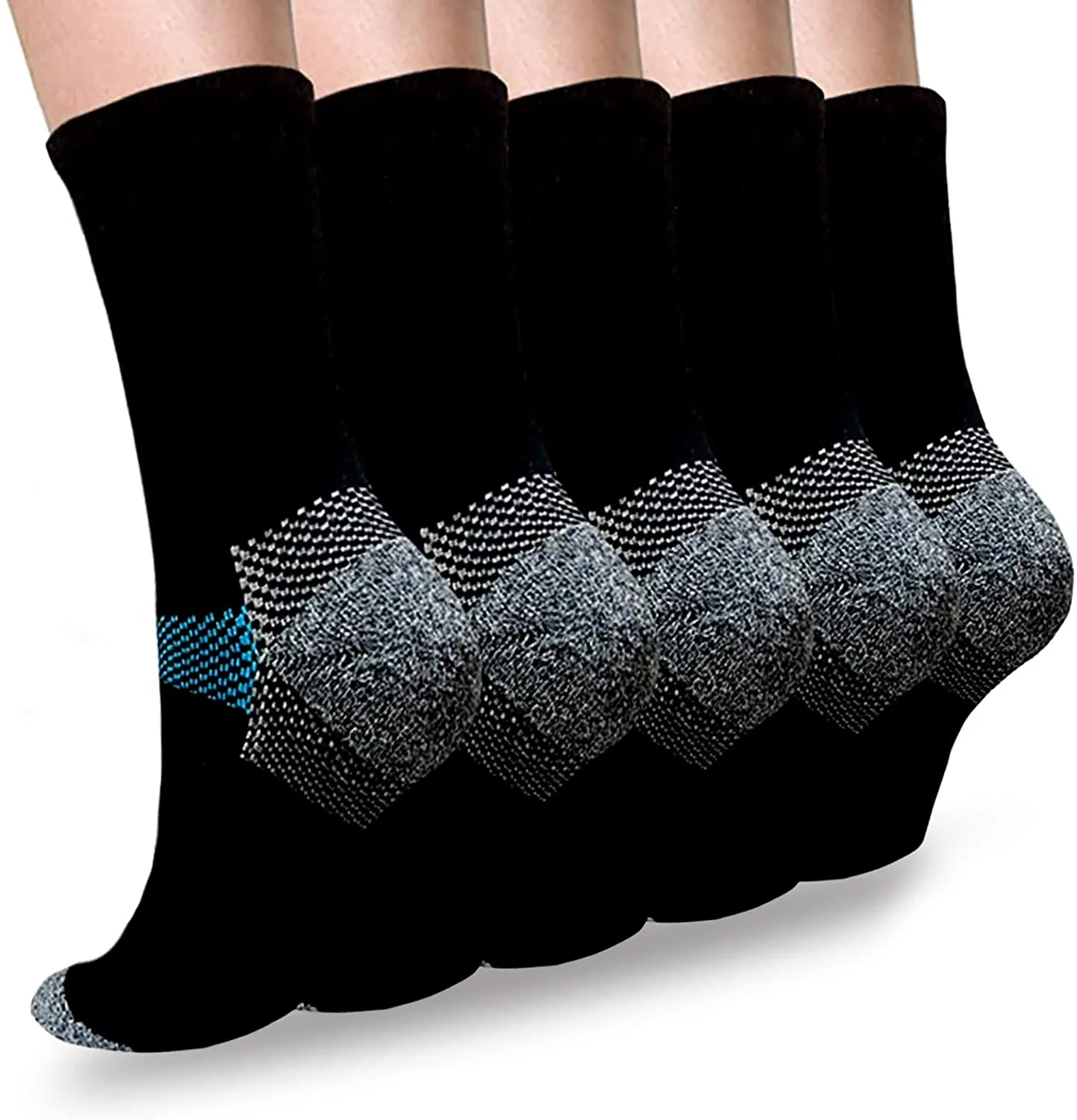 Compression Socks Plantar Fasciitis for Women Men - 8-15 mmHg Best for Athletic,Support,Flight Travel,Nurses,Hiking