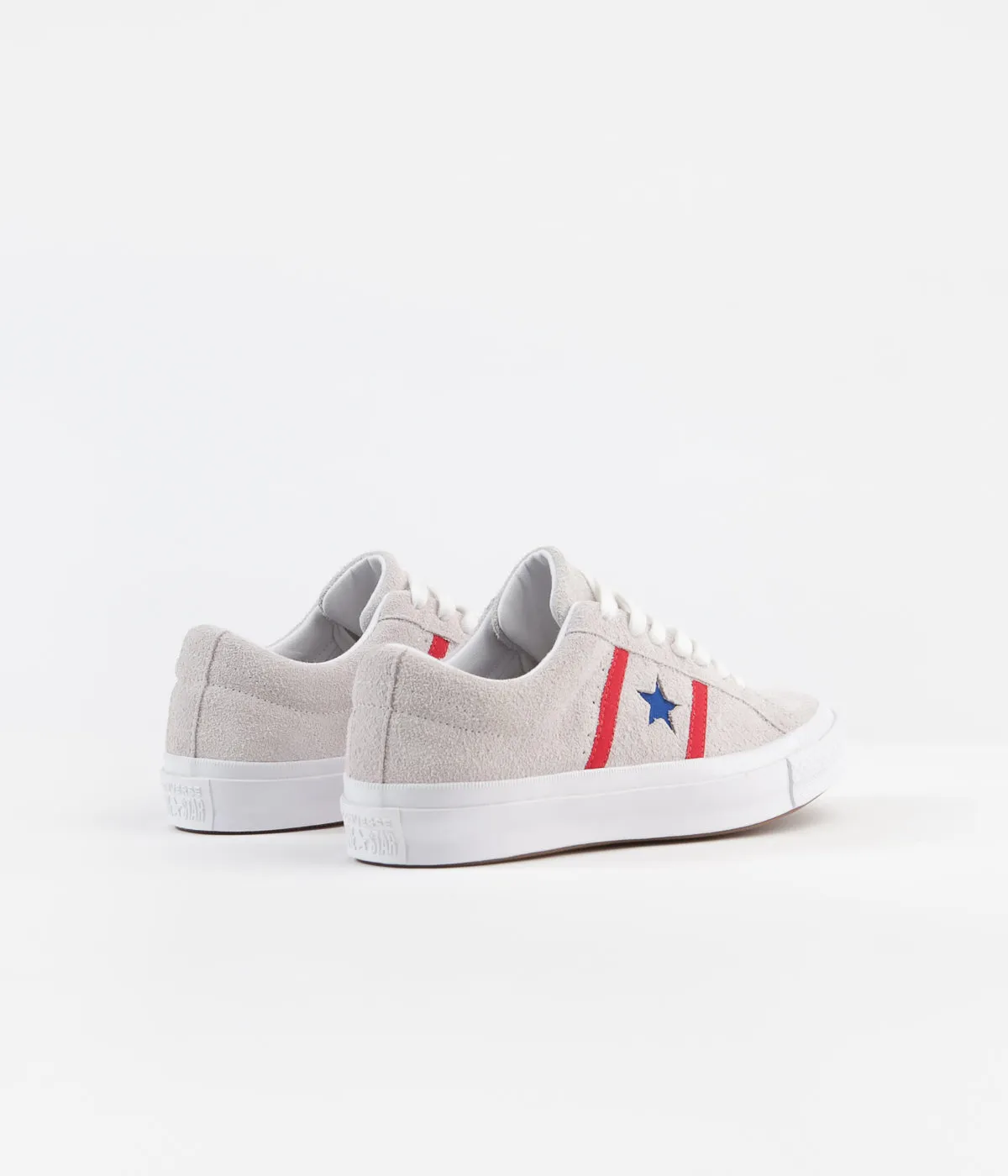 Converse One Star Academy Ox Shoes - White / Enamel Red