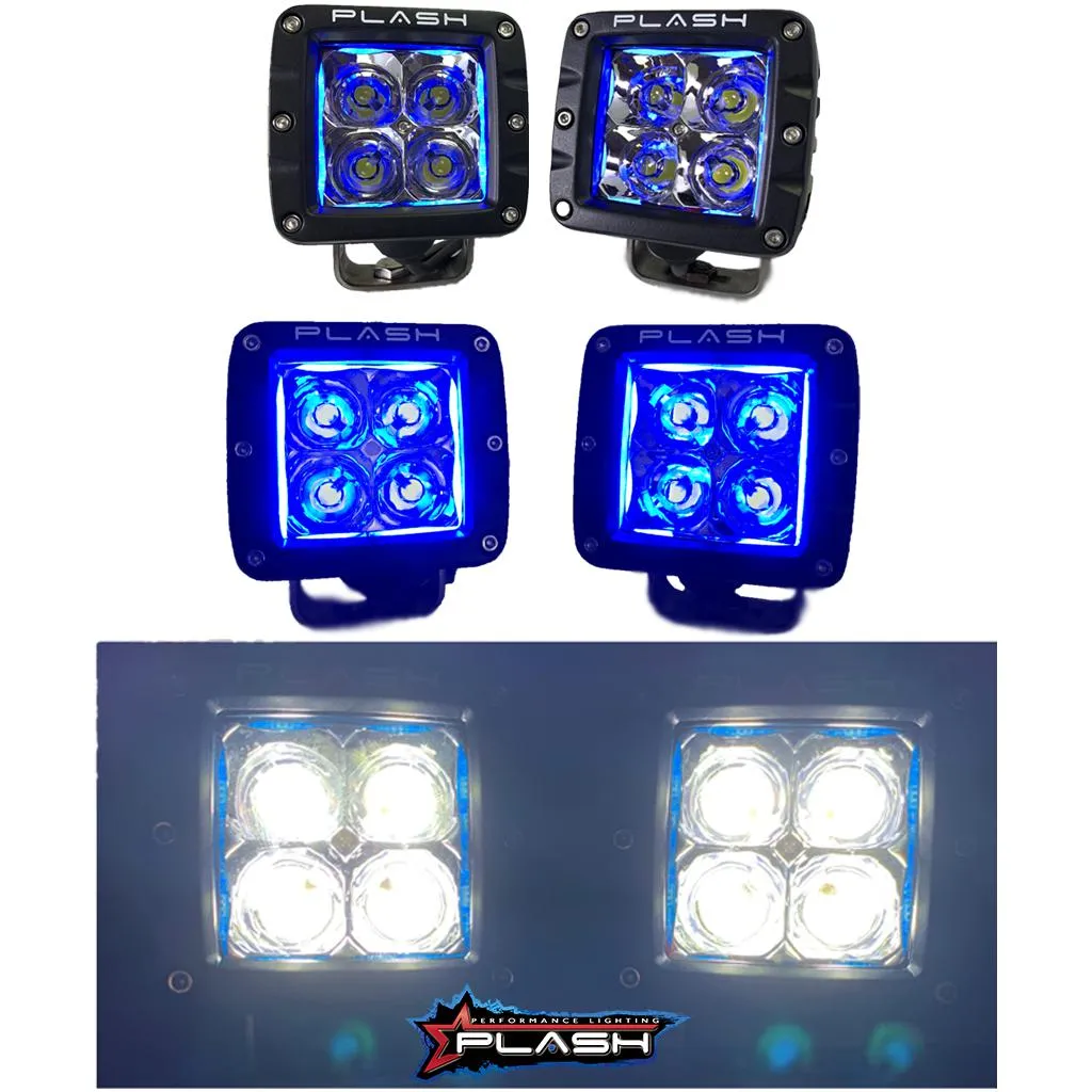 Cube Light - RGB Back Lit - (PAIR)