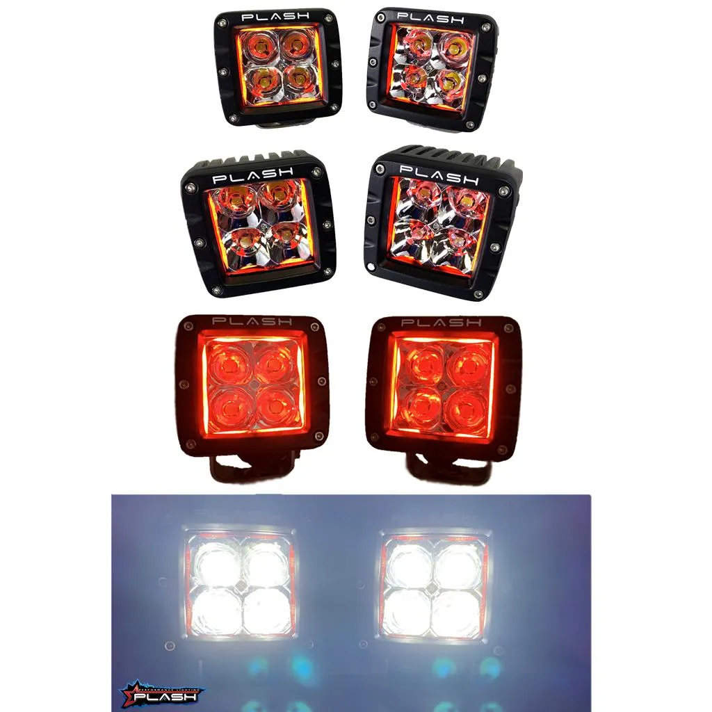 Cube Light - RGB Back Lit - (PAIR)