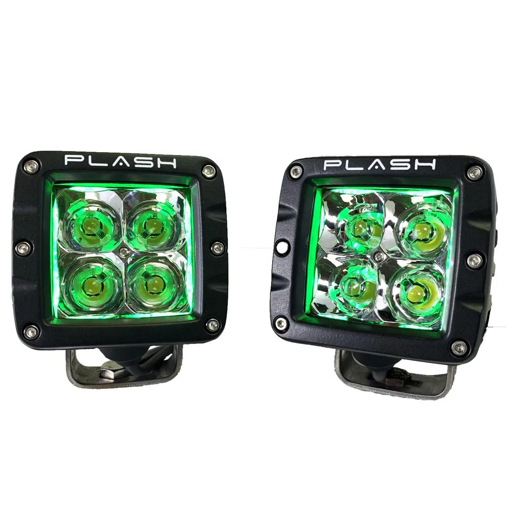 Cube Light - RGB Back Lit - (PAIR)