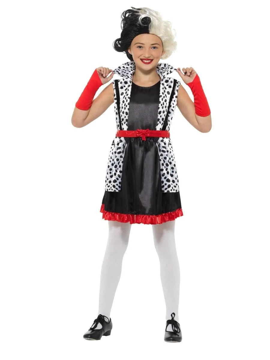 Dalmatian Spot Evil Little Madame Children's Book Week Costume