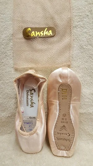 Debutante -- Demi-Pointe Shoe -- Peach Pink Satin