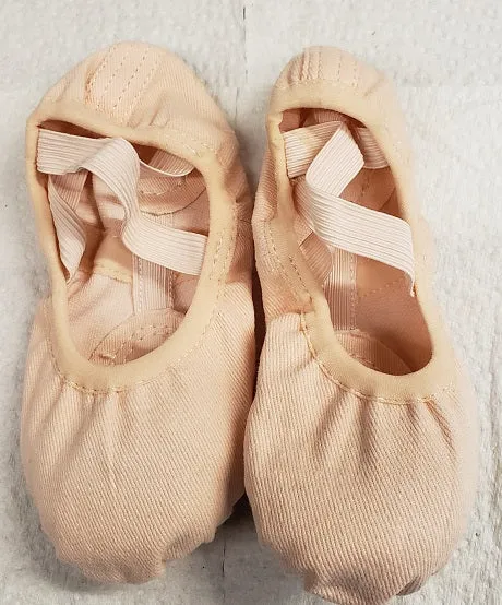 Delilah Jr. -- Children's Stretch Canvas Split Sole Ballet -- Pink