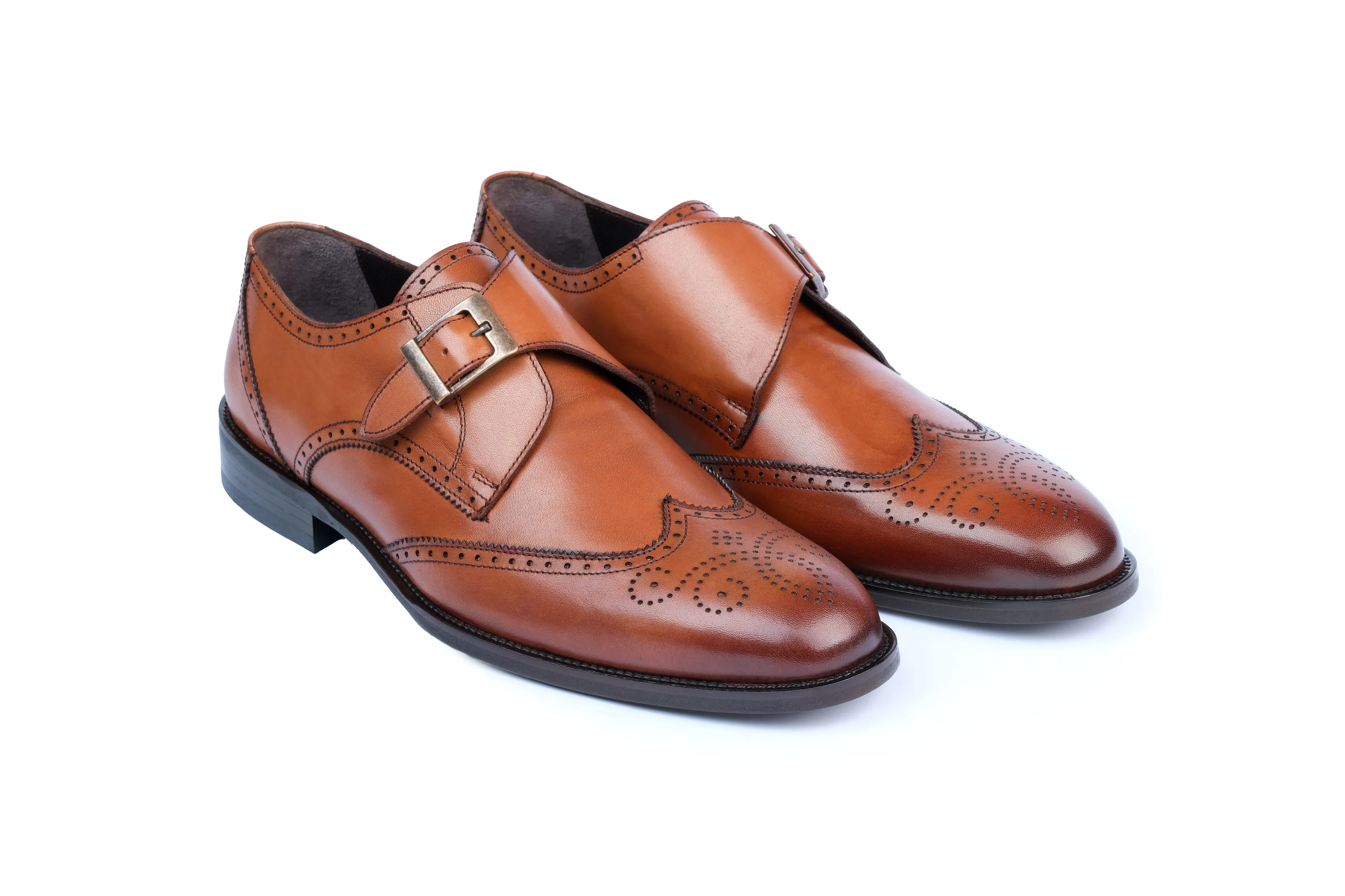 Dumbo Wingtip Monk Strap