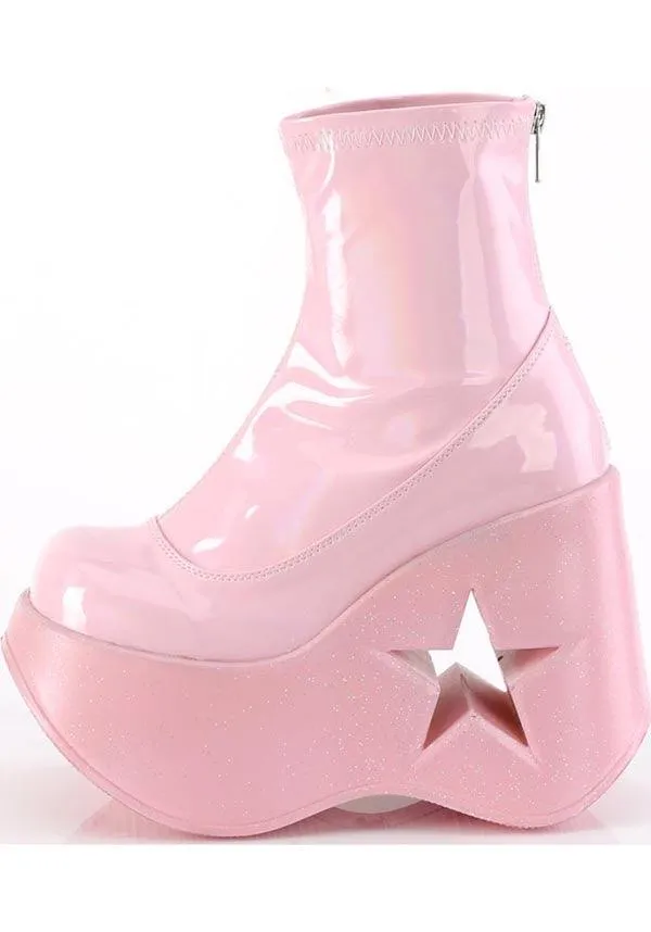 DYNAMITE-100 [Baby Pink Stretch Holo] | PLATFORMS [PREORDER]