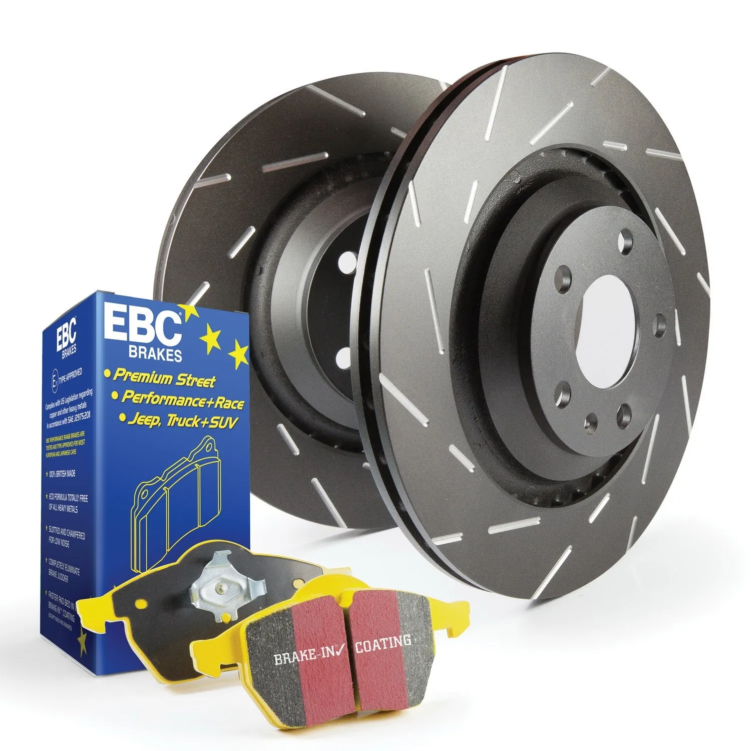 EBC Brakes S9KF1023 S9 Kits Yellowstuff and USR Rotors