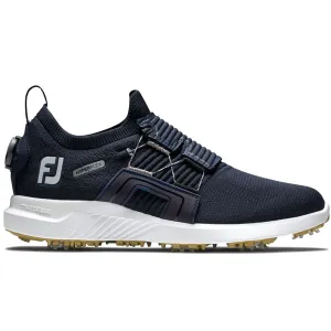 FootJoy Hyperflex BOA Spiked Shoes - Navy/White