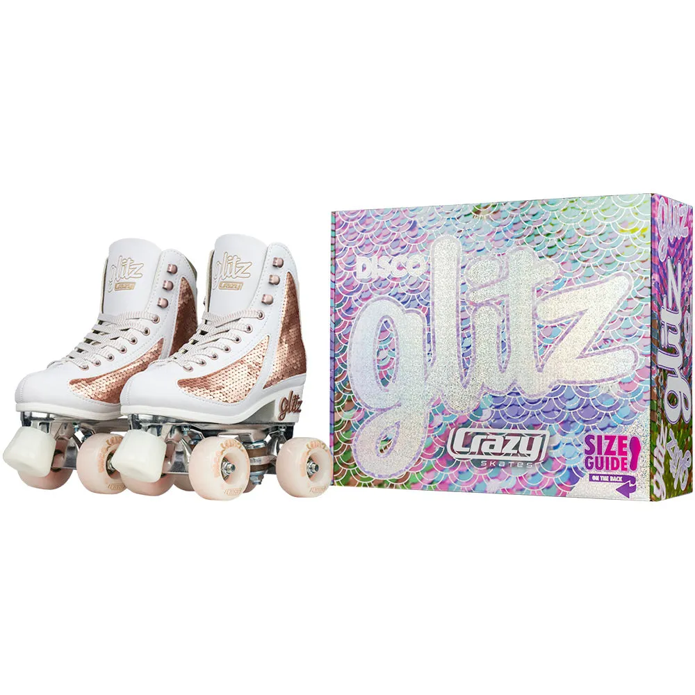 GLITZ Rose Gold - Roller Skates