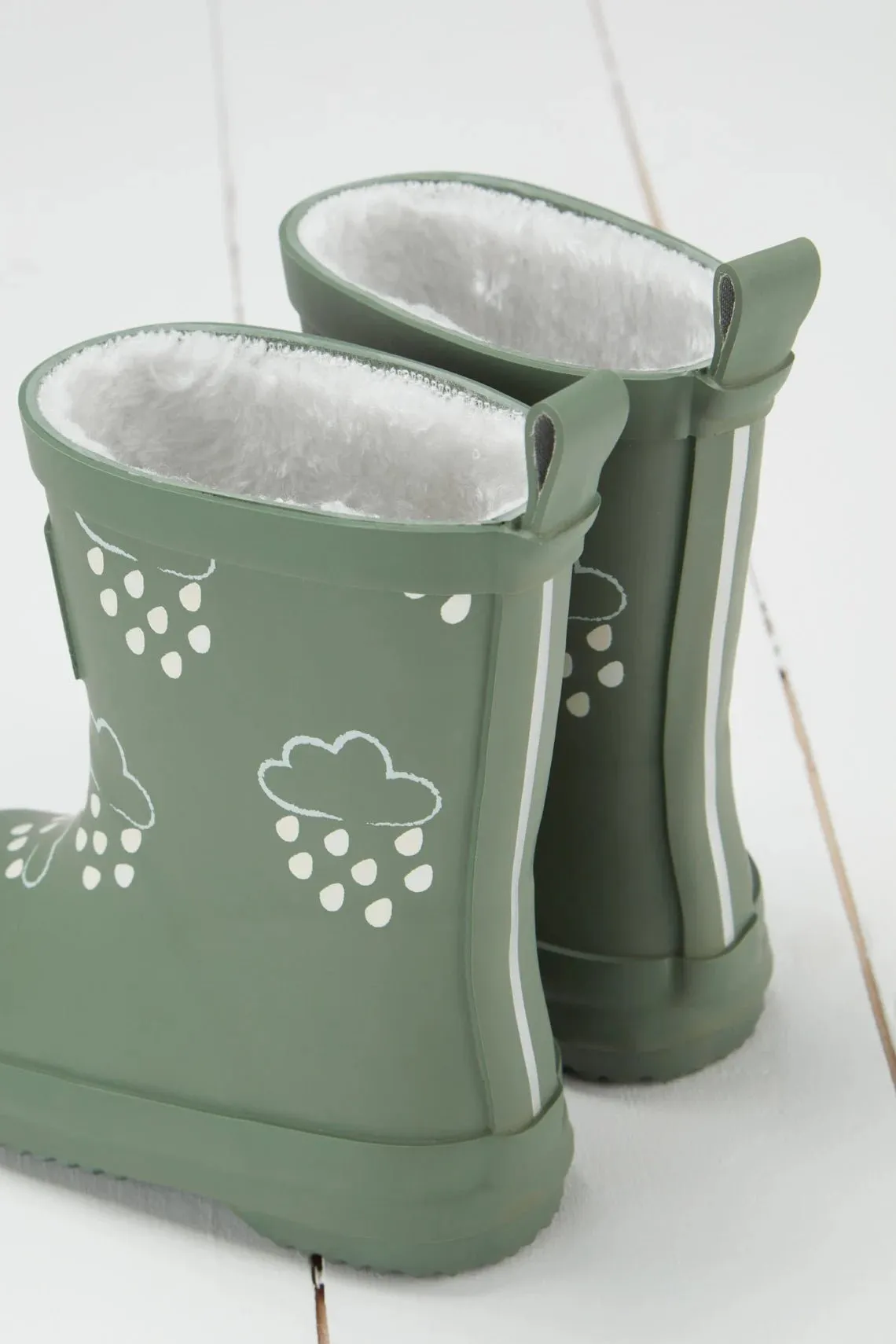 Grass & Air:  Khaki Green Colour Changing Wellies