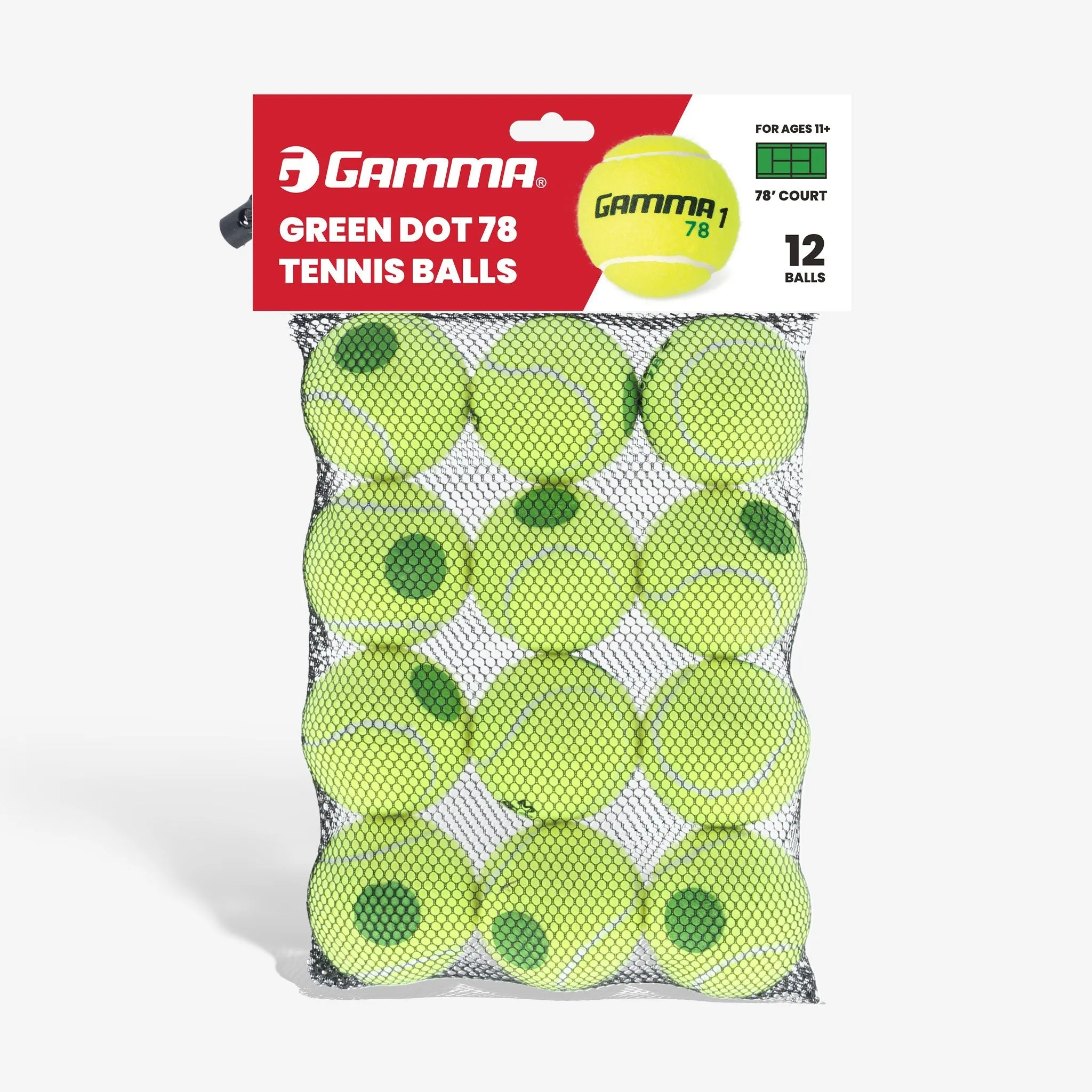 Green Dot 78 Tennis Ball