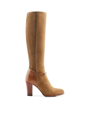 Heeled Octavia (Regular Fit) - Tan Suede